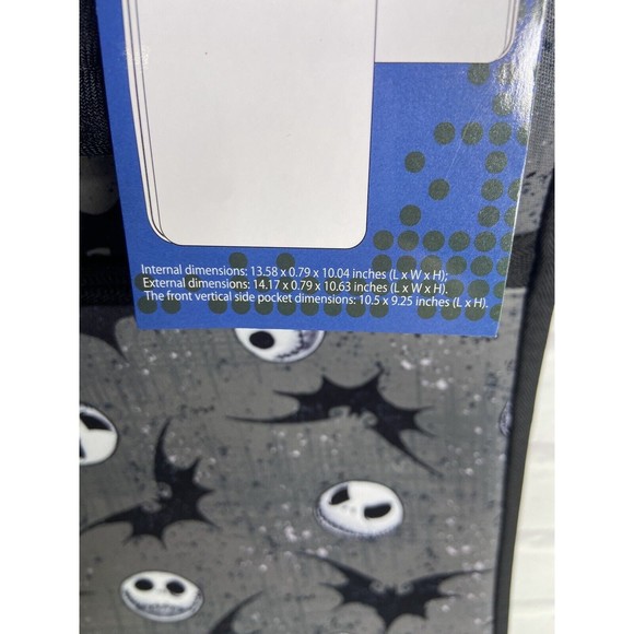 Disney The Nightmare Before Christmas 13in - 14in Laptop Sleeve Gadget Bag NEW - Picture 5 of 11